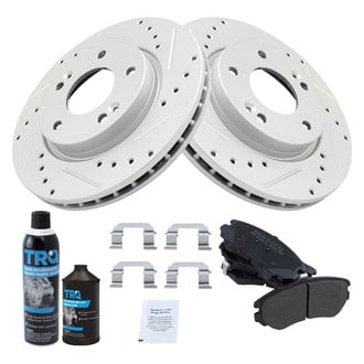 TRQ® - Performance Semi-Metallic Front Brake Kit