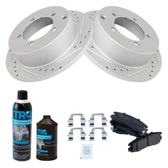 TRQ® - Performance Semi-Metallic Brake Kit