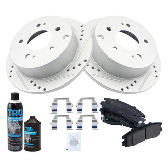 TRQ® - Performance Semi-Metallic Rear Brake Kit