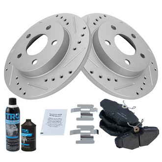 TRQ® - Performance Ceramic Rear Brake Kit