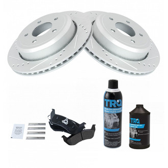 TRQ® - Performance Semi-Metallic Brake Kit