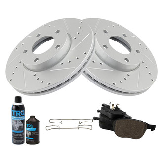 TRQ® - Performance Ceramic Front Brake Kit