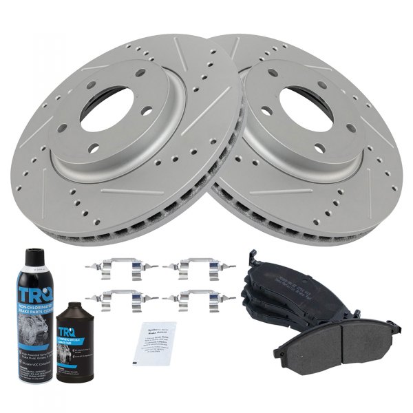 TRQ® - Performance Semi-Metallic Front Brake Kit