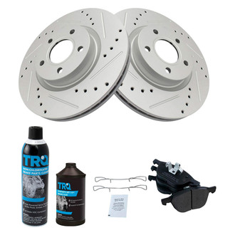 TRQ® - Performance Semi-Metallic Brake Kit