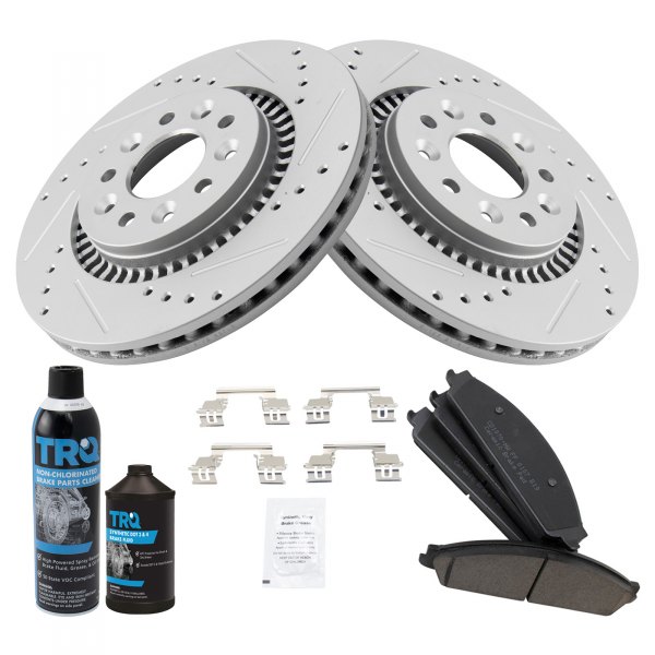 TRQ® - Performance Ceramic Front Brake Kit