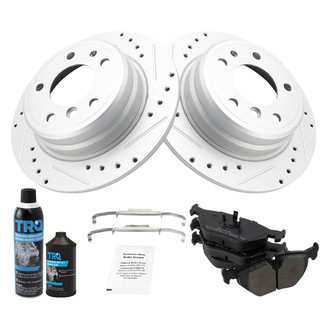 TRQ® - Performance Semi-Metallic Rear Brake Kit