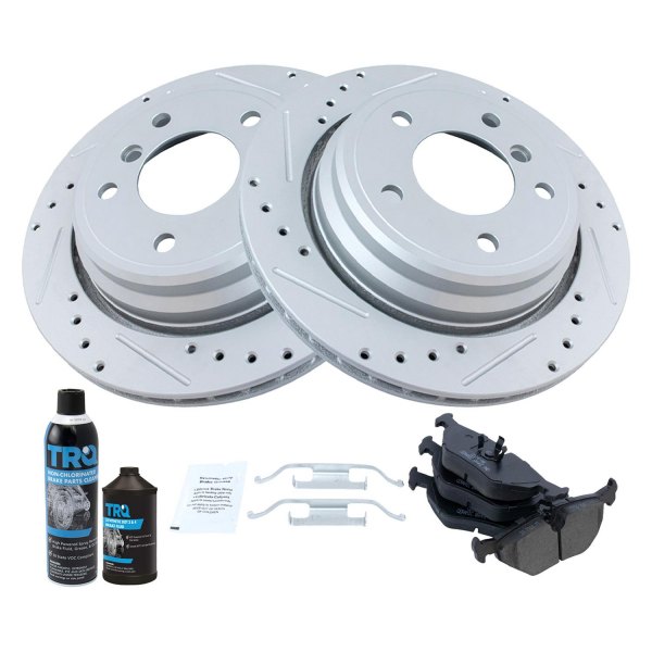 TRQ® - Performance Ceramic Rear Brake Kit