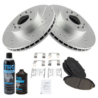 TRQ® - Performance Ceramic Front Brake Kit