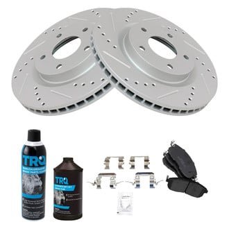 TRQ® - Performance Ceramic Front Brake Kit