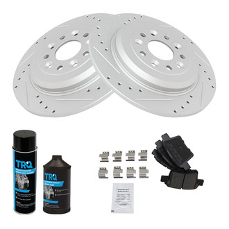 TRQ® - Performance Ceramic Rear Brake Kit