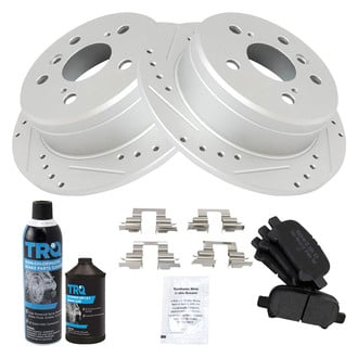 TRQ® - Performance Semi-Metallic Rear Brake Kit