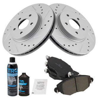 TRQ® - Performance Ceramic Front Brake Kit
