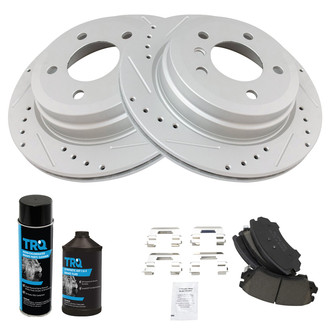 TRQ® - Performance Ceramic Front Brake Kit