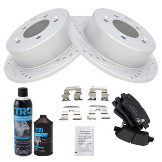 TRQ® - Performance Ceramic Rear Brake Kit