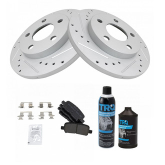 TRQ® - Performance Semi-Metallic Rear Brake Kit