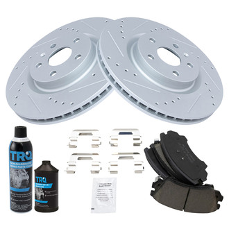 TRQ® - Performance Ceramic Front Brake Kit