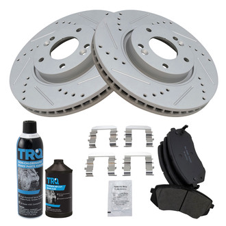 TRQ® - Performance Ceramic Front Brake Kit