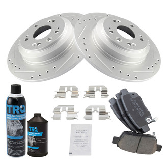 TRQ® - Performance Ceramic Rear Brake Kit