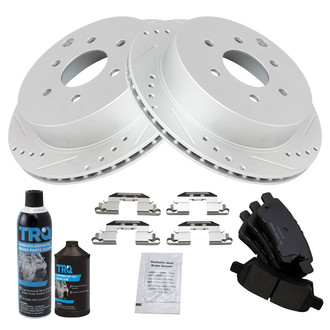 TRQ® - Performance Ceramic Rear Brake Kit