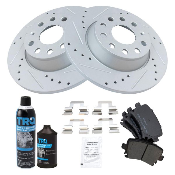 TRQ® - Performance Semi-Metallic Rear Brake Kit