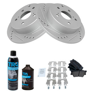 TRQ® - Performance Semi-Metallic Rear Brake Kit