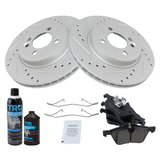 TRQ® - Performance Ceramic Front Brake Kit