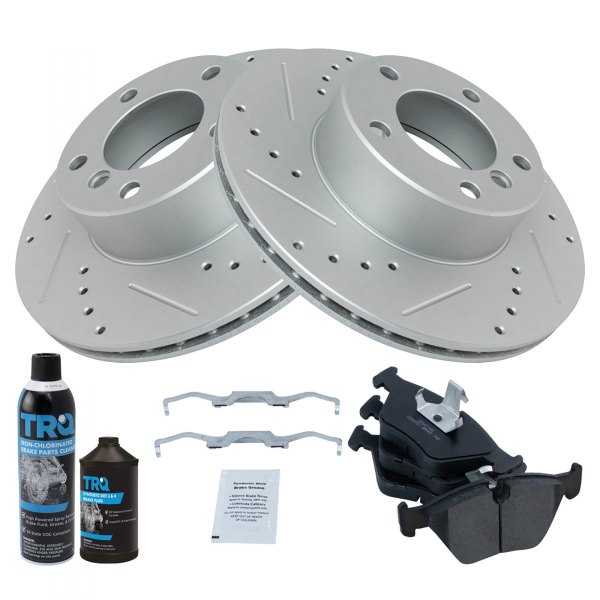 TRQ® - Performance Ceramic Front Brake Kit