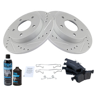 TRQ® - Performance Ceramic Rear Brake Kit