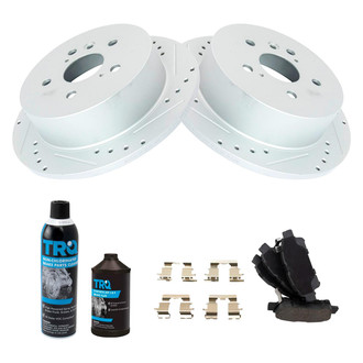 TRQ® - Performance Semi-Metallic Rear Brake Kit