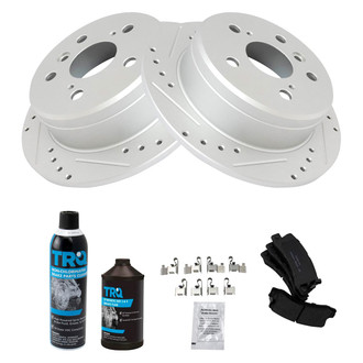 TRQ® - Performance Ceramic Rear Brake Kit