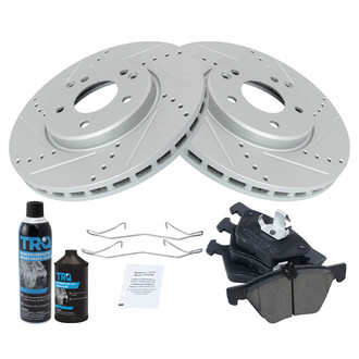 TRQ® - Performance Ceramic Front Brake Kit