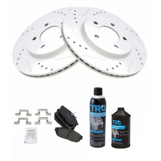 TRQ® - Rear Disc Brake Kit with Ceramic Pads