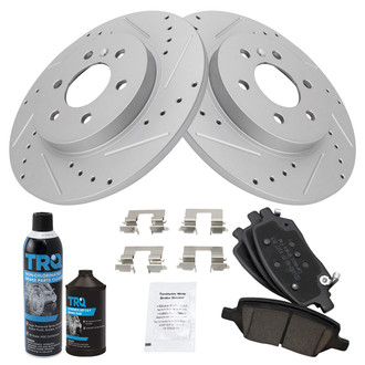 TRQ® - Performance Ceramic Rear Brake Kit