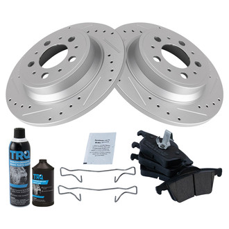 TRQ® - Performance Ceramic Rear Brake Kit