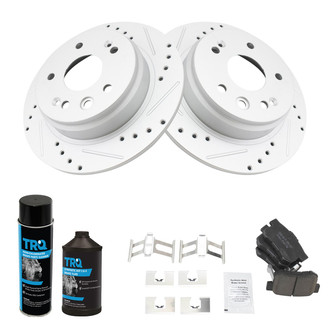 TRQ® - Rear Disc Brake Kit with Ceramic Pads