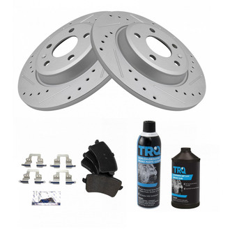 TRQ® - Performance Semi-Metallic Brake Kit