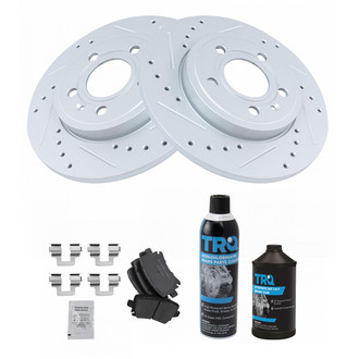 TRQ® - Performance Ceramic Rear Brake Kit