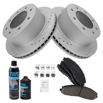 TRQ® - Performance Ceramic Front Brake Kit