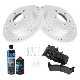 TRQ® - Performance Semi-Metallic Rear Brake Kit
