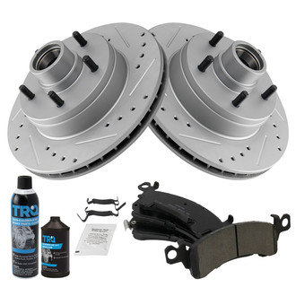 TRQ® - Performance Ceramic Front Brake Kit