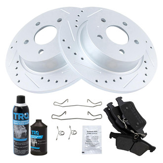 TRQ® - Performance Semi-Metallic Rear Brake Kit