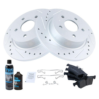 TRQ® - Performance Ceramic Rear Brake Kit