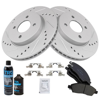 TRQ® - Performance Ceramic Brake Kit