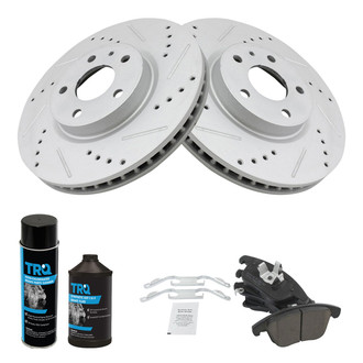 TRQ® - Front Disc Brake Kit with Ceramic Pads