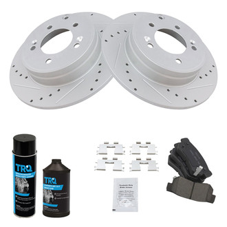 TRQ® - Performance Ceramic Rear Brake Kit