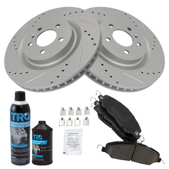 TRQ® - Performance Ceramic Front Brake Kit