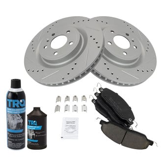 TRQ® - Performance Ceramic Front Brake Kit