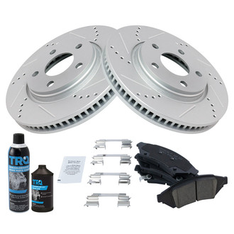 TRQ® - Performance Ceramic Front Brake Kit