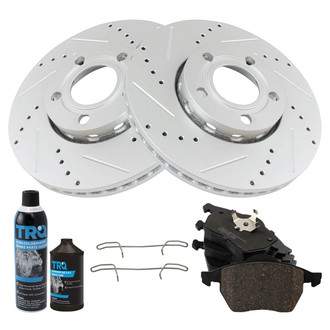 TRQ® - Performance Ceramic Front Brake Kit