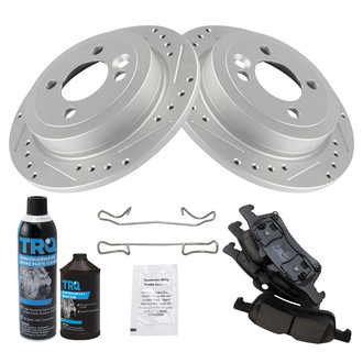 TRQ® - Performance Ceramic Rear Brake Kit